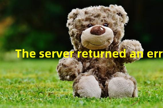 The server returned an error messageThat model is currently overloaded with other requests. You can retry your request, or contact us through our help center at help.openai.com if the error persists. (Please include the request ID d03f2269e6c42dca185